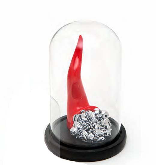 Corno Sequenze Rosso Cornucopia 21 cm SQ2563/2