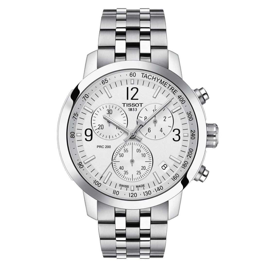 Orologio Uomo Tissot PRC 200 Acciaio Quarzo Cronografo Data T1144171103700