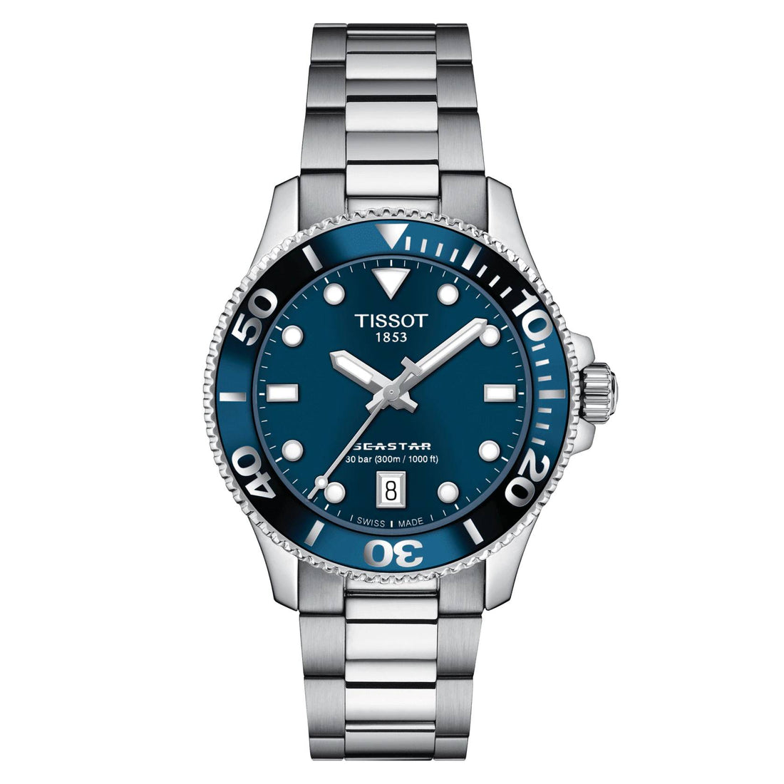 Orologio Tissot Donna Quarzo Blu Data T1202101104100