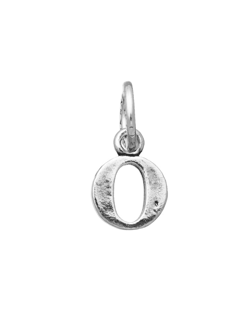 Charm Unisex Giovanni Raspini Argento 925 Mini Lettera O Realizzato A Mano 10890