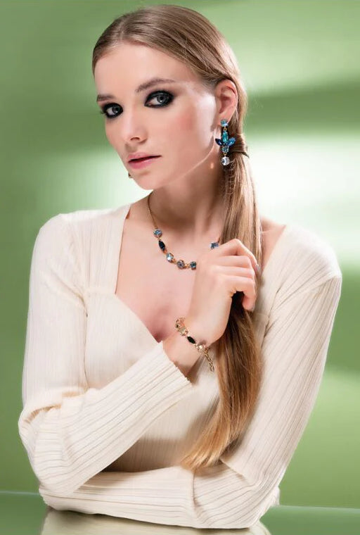 Orecchini Donna Ottaviani A Lobo Farfalla Grande Fantasia Bronzo Dorato 500728O