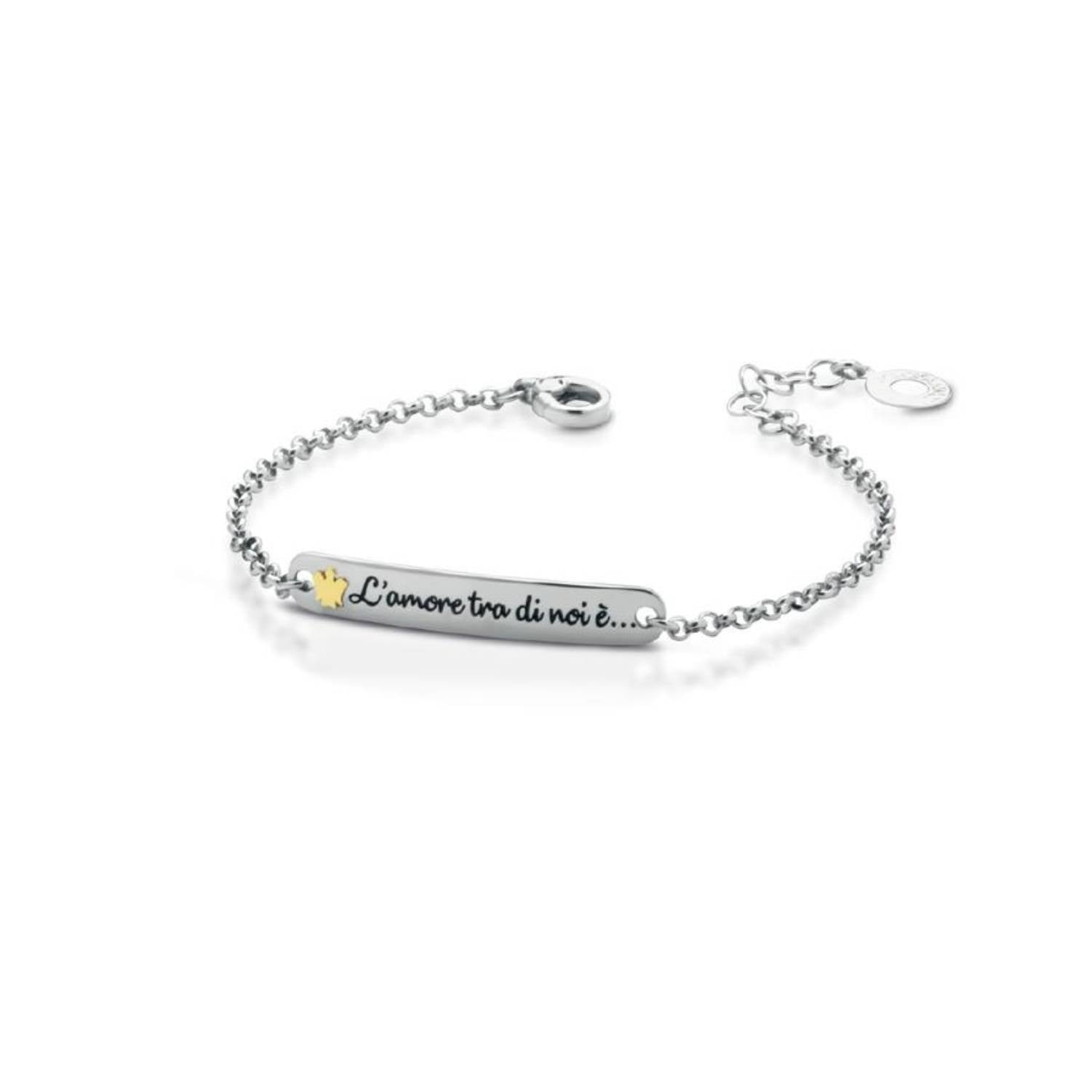 Bracciale Donna Argento 925 Roberto Giannotti Bambina Angelo Targhetta GIA347
