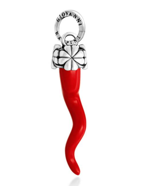 Charm Donna Giovanni Raspini Argento 925 Corno Rosso 12480
