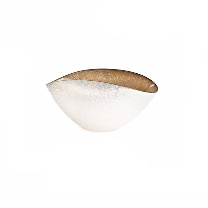 Coppa Cristallo Onlylux New Burano Corda Silver 28x18 cm OL03418
