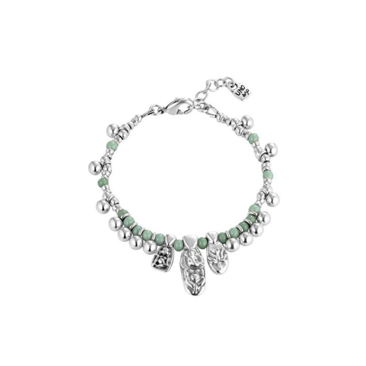 Bracciale Donna Uno De 50 Con Gemme Di Colore Verde