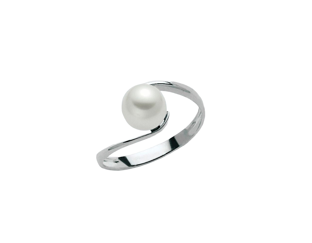 Anelli Donna Miluna Solitario Perla Oro 18 KT PLI323-B