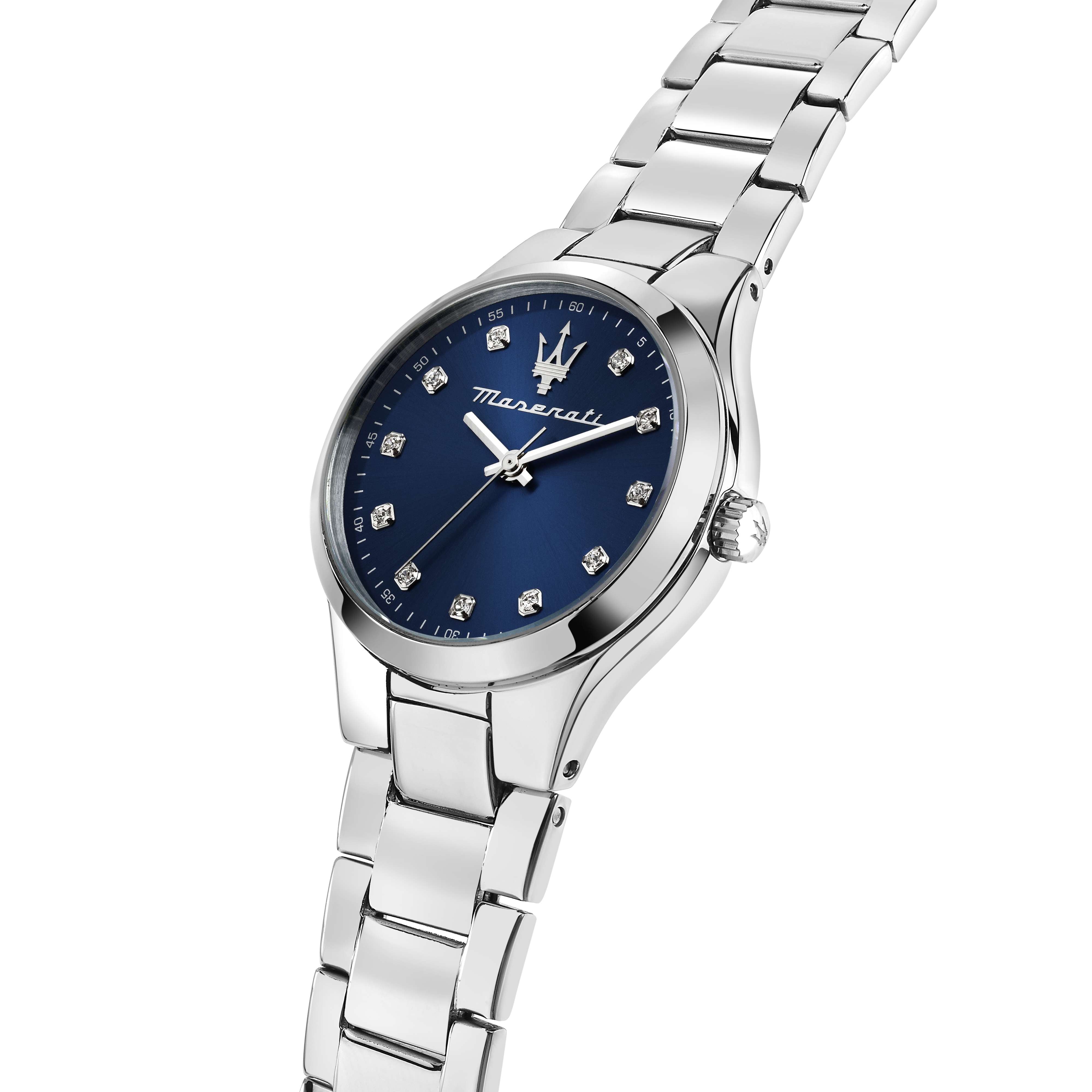 Orologio Donna Maserati Acciaio Quarzo Solo Tempo Blu Attrazione R8853151506