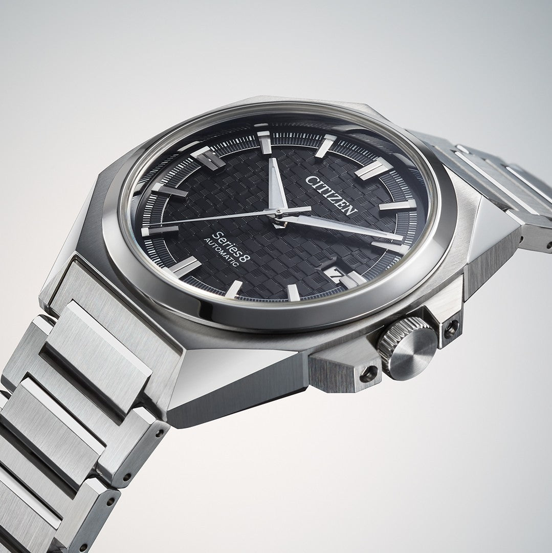 Orologio Uomo Citizen Serie 8 Automatico Nero Acciaio NB6050-51E