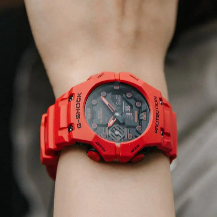 Orologio Uomo Casio G-SHOCK  Analogico Digitale Rosso Quarzo Bluetooth GA-B001-4AER