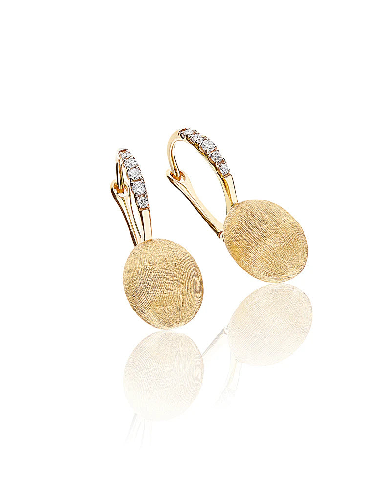 Orecchini Donna Nanis Oro Giallo 18 KT Diamanti con boules OS17-583