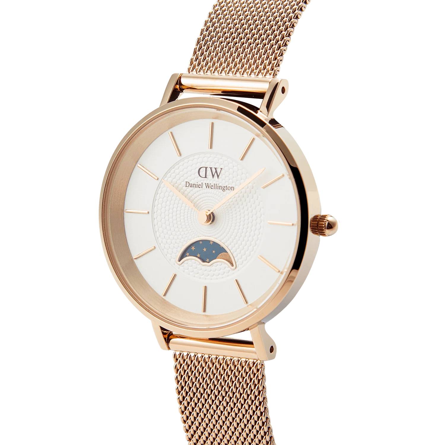 Orologio Donna Daniel Wellington Petite Lune Acciaio Rosè Fasi Lunari DW00100773