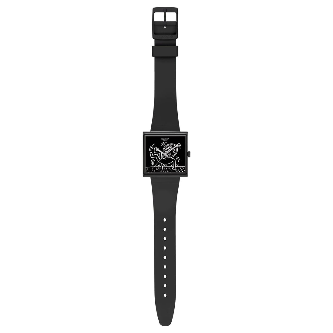 Orologio Unisex Swatch What IF BREAKS LOOSE Cassa Quadrata SO34Z103
