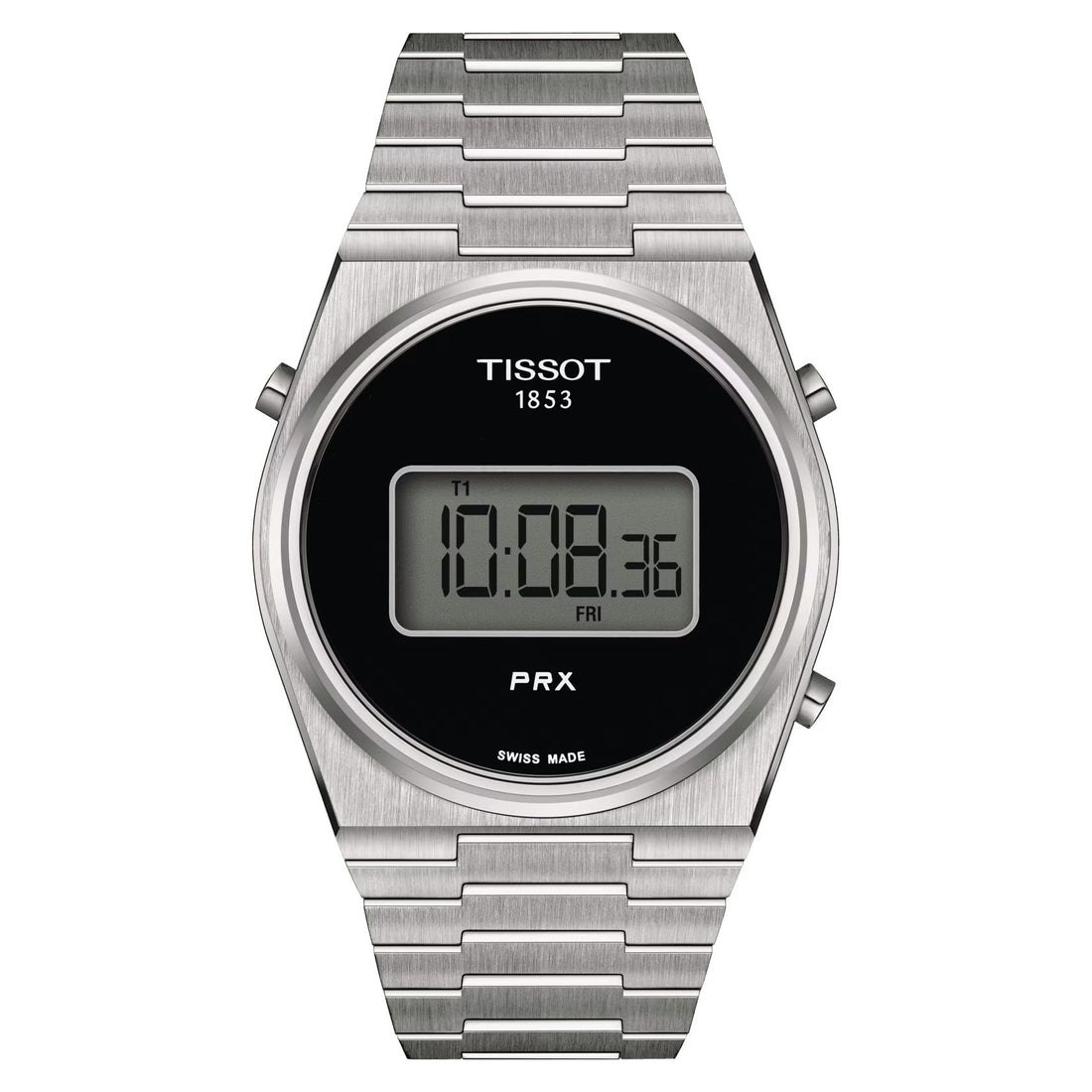 Orologio Uomo Tissot Acciaio Prx Nero Digitale Quarzo Data T1374631105000