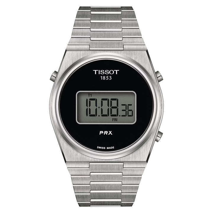 Orologio Uomo Tissot Acciaio Prx Nero Digitale Quarzo Data T1374631105000
