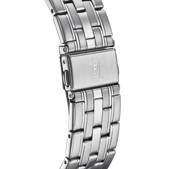 Orologio Uomo Festina Cronografo Bianco Numeri Blu Data Acciaio F6854/A