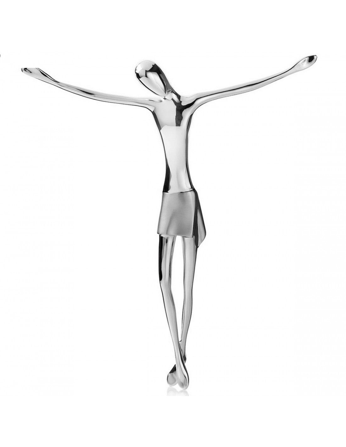 Crocifisso Ottaviani Argento Ecce Homo Home Collection 27208R
