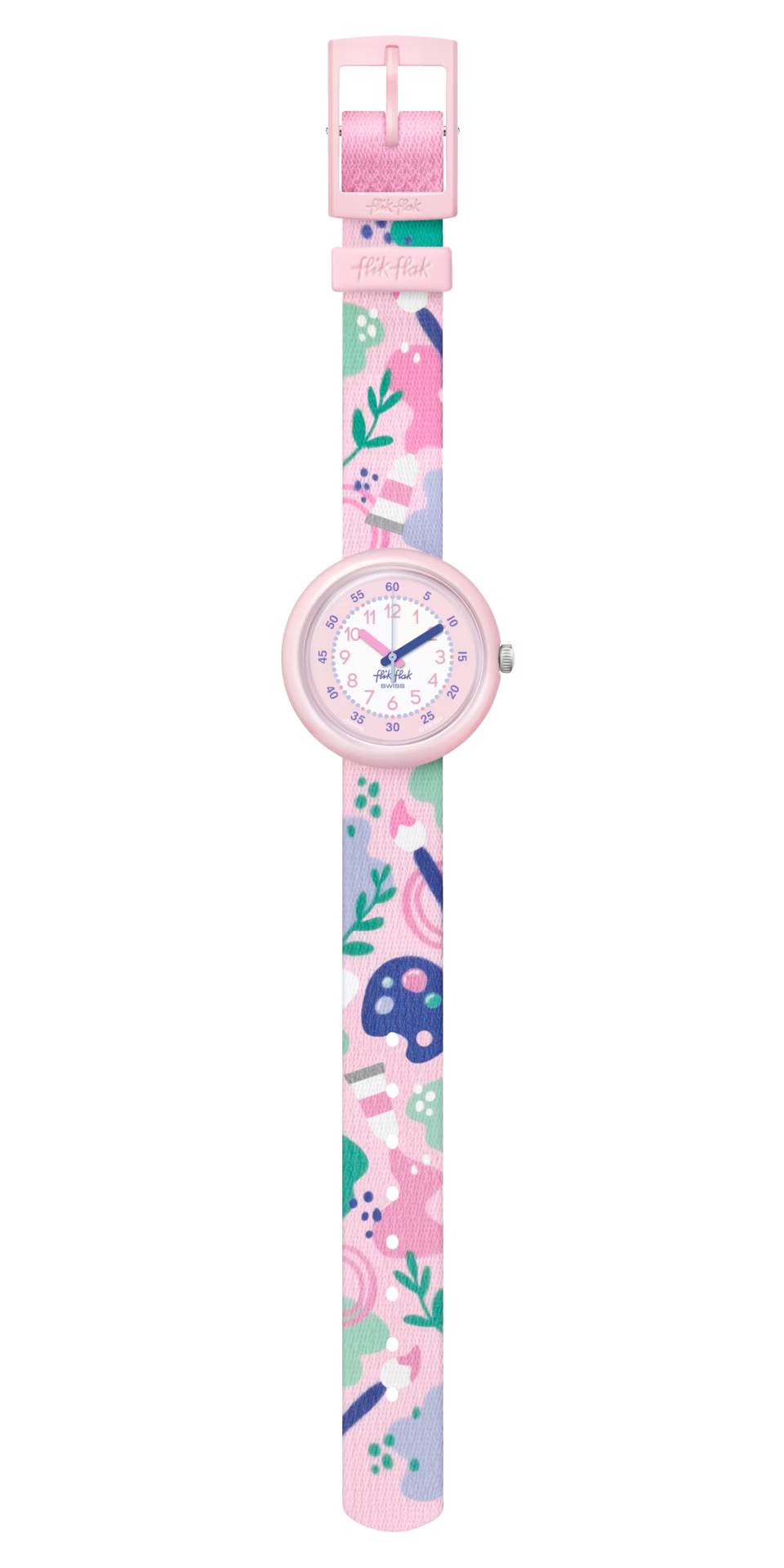 Orologio Bambina Swatch Flik Flak Art Lover Rosa Pittrice ZFPNP142