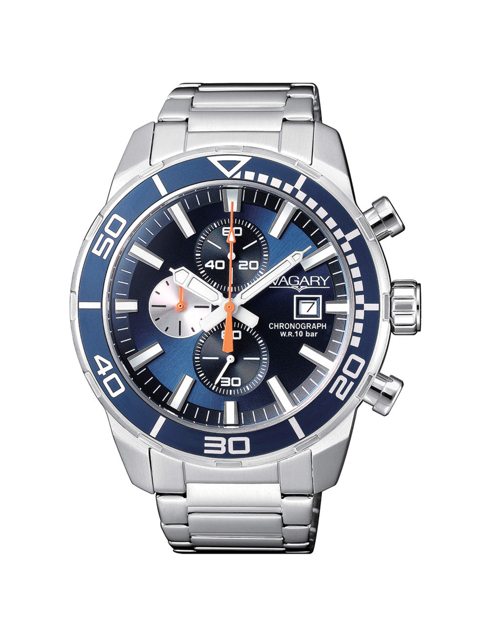 Orologio uomo  Vagary By Citizen Citizen Aqua39 cinturino Acciaio IA9-616-73