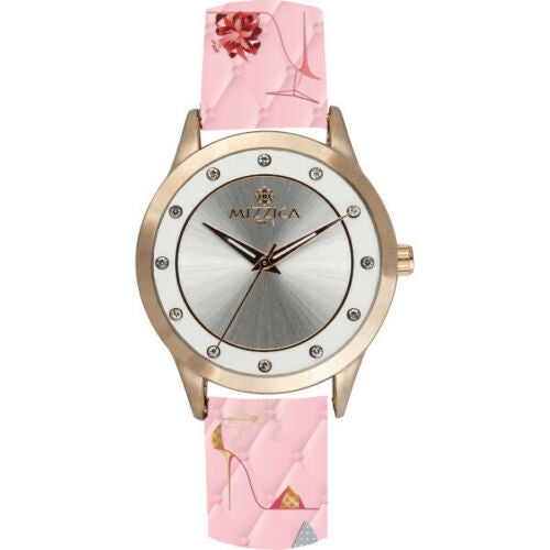 Orologio Donna Mizzica Quarzo Solo Tempo Cinturino Pelle