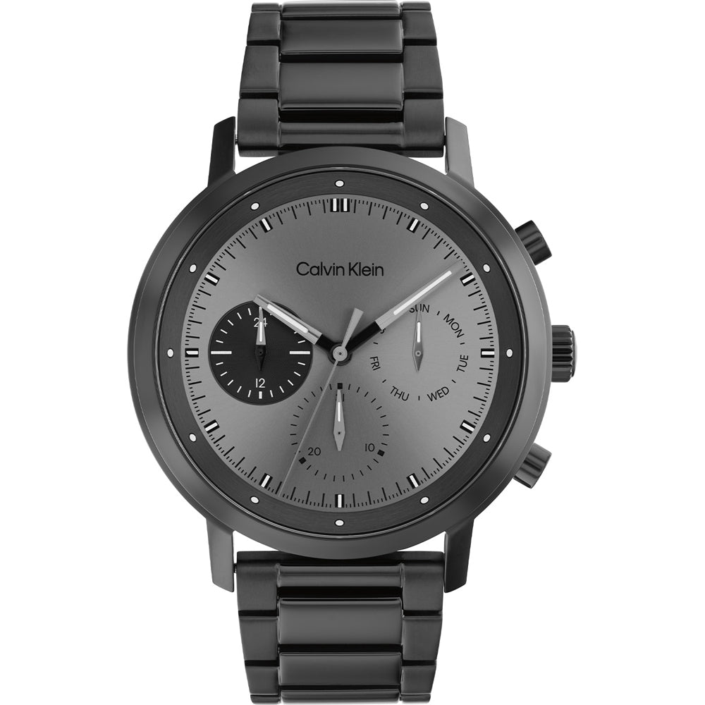 Orologio Uomo Calvin Klein Acciaio Nero PVD Quarzo Cronografo CK25200062