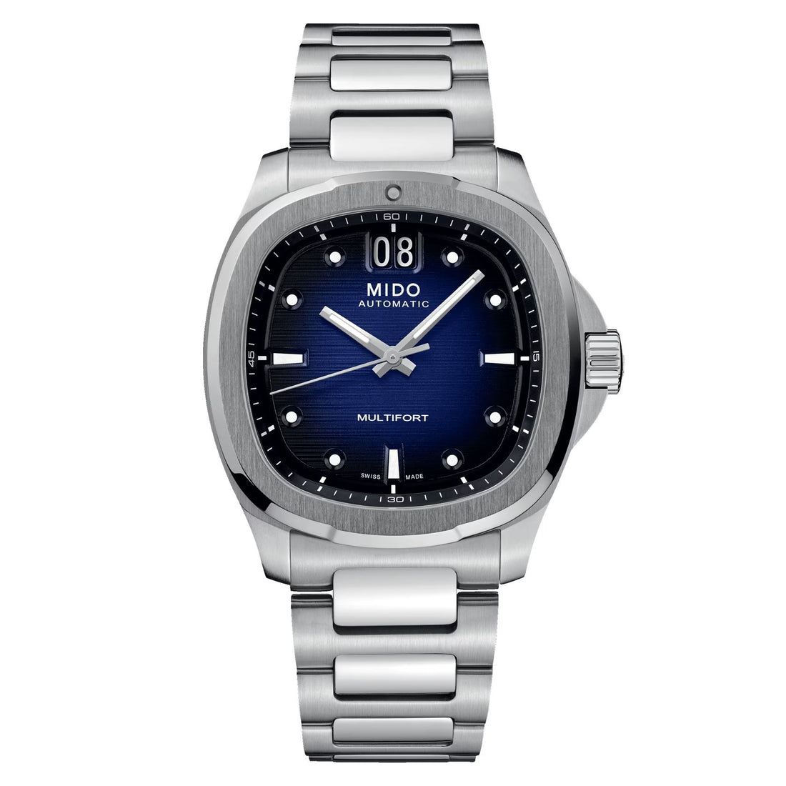 Orologio Uomo Mido Automatico Multifort TV Gran Data Blu 10 BAR M0495261104100