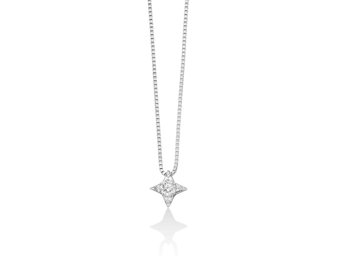 Collana Donna Miluna Punto Luce ORO 750 con  diamanti CLD4023-011G7