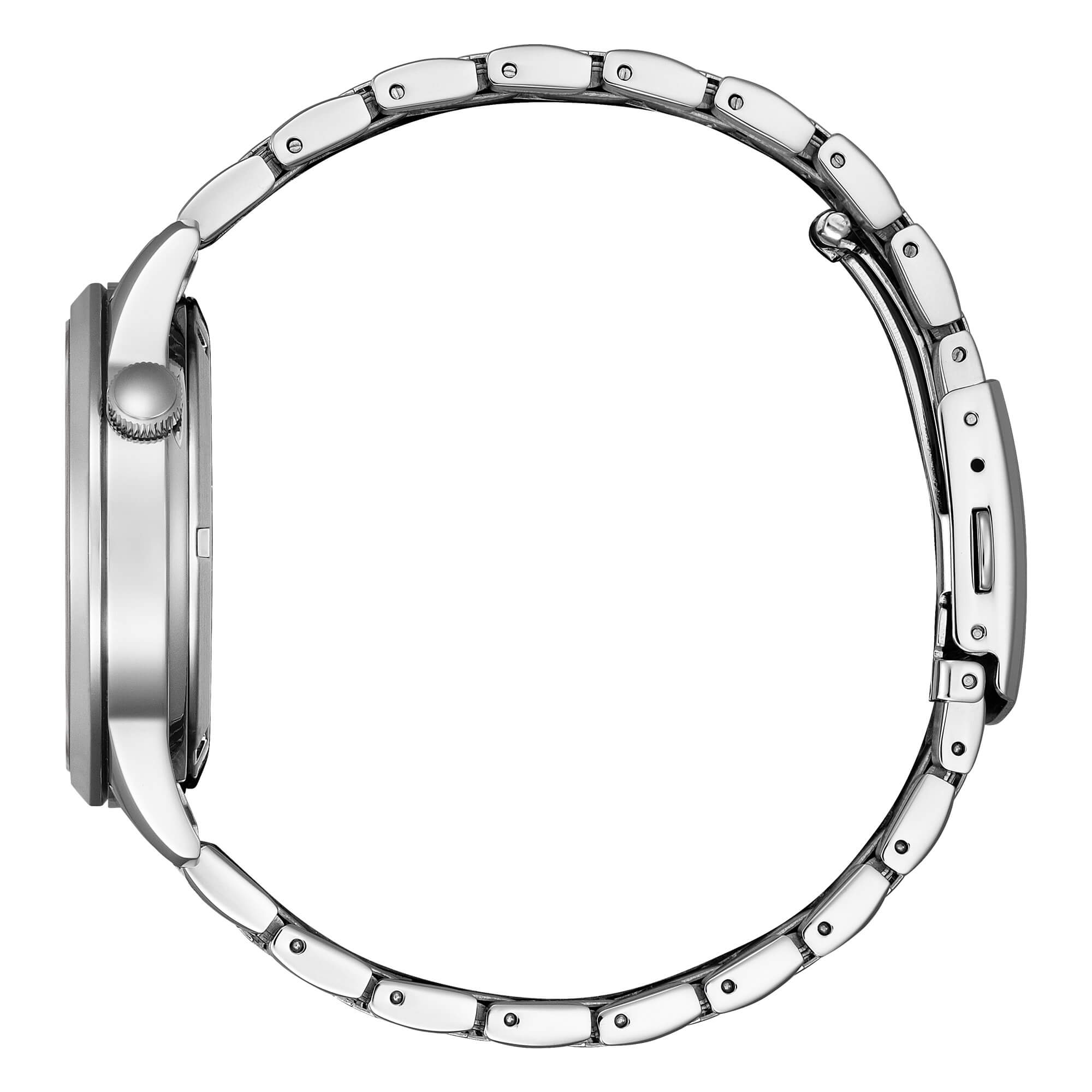 Orologio Uomo Citizen Automatico Open Heart Bianco Acciaio NH9131-73A