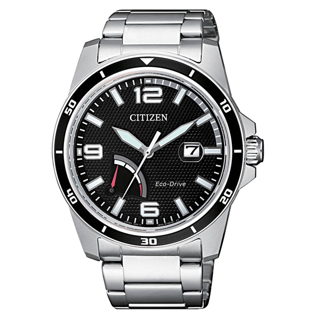 Orologio Citizen Uomo Acciaio Eco Drive Quarzo Data Solo Tempo AW7035-88E