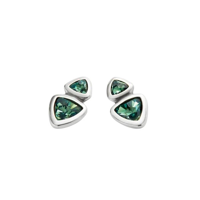 Orecchini Donna Uno De 50 Cristalli Verdi Placcati Argento PEN0982VRDMTL0U
