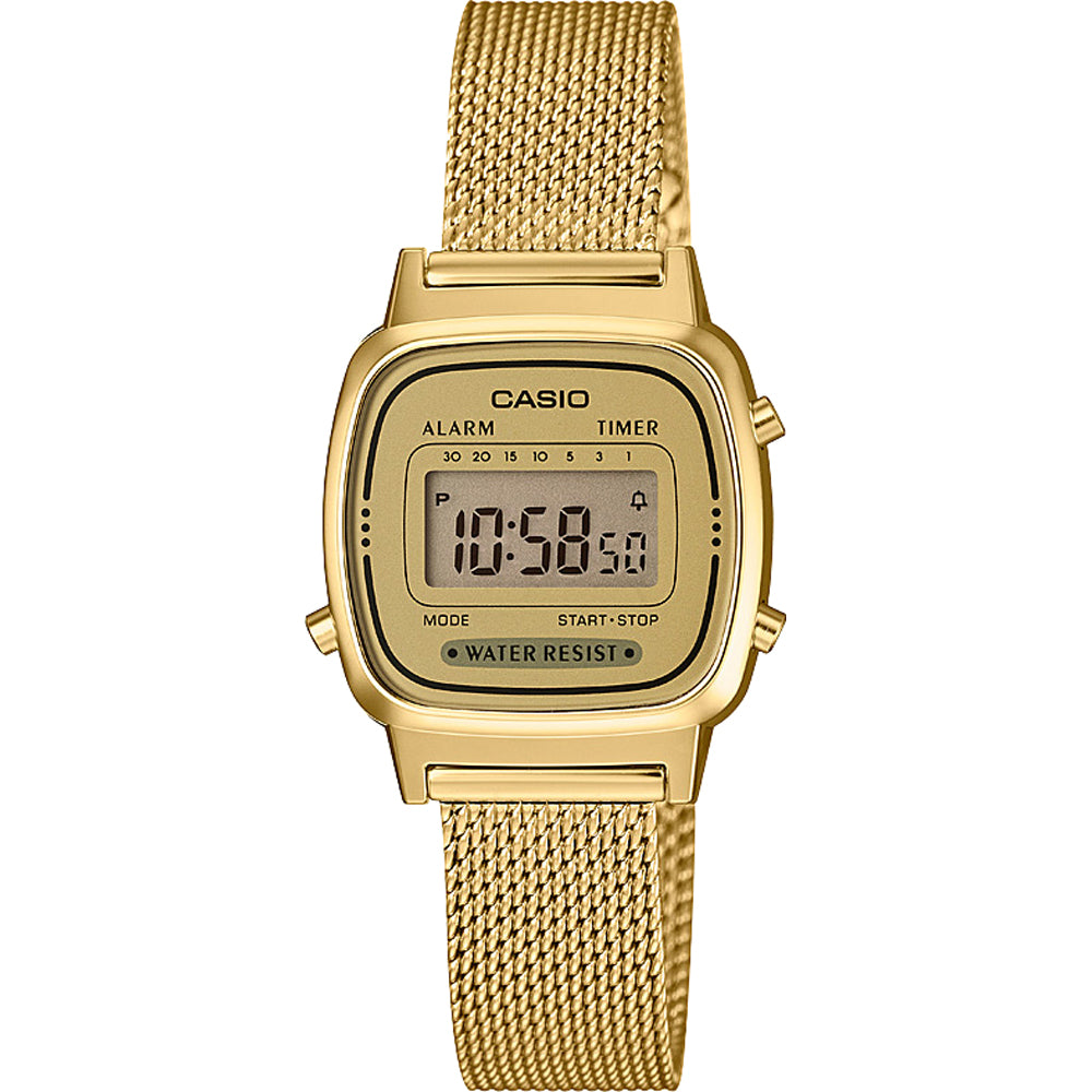 Orologio Donna Acciaio Dorato Casio Vintage Quarzo LA670WEMY-9EF