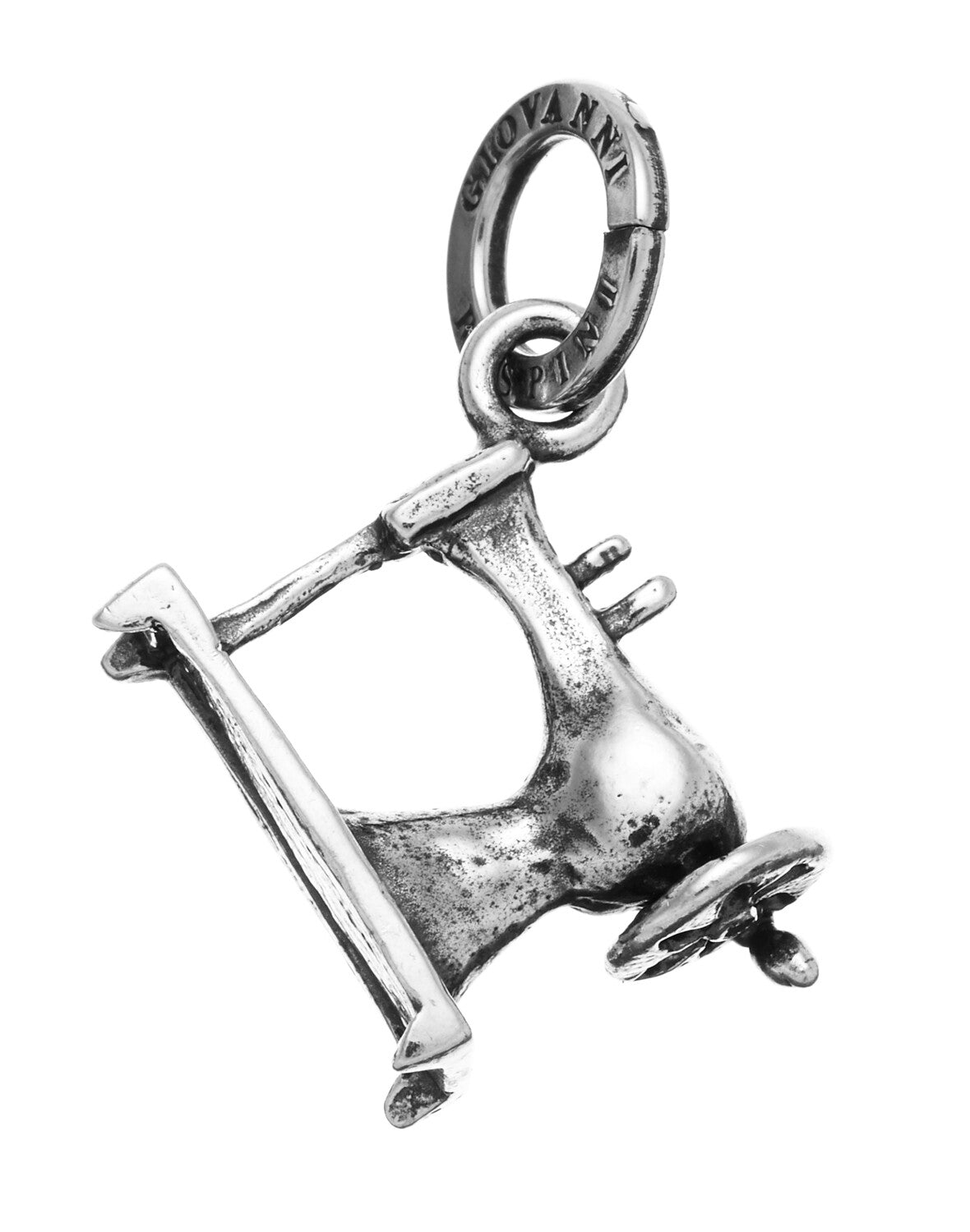 Charm Unisex Giovanni Raspini Argento 925 Macchina Da Cucire Realizzata A Mano 08660