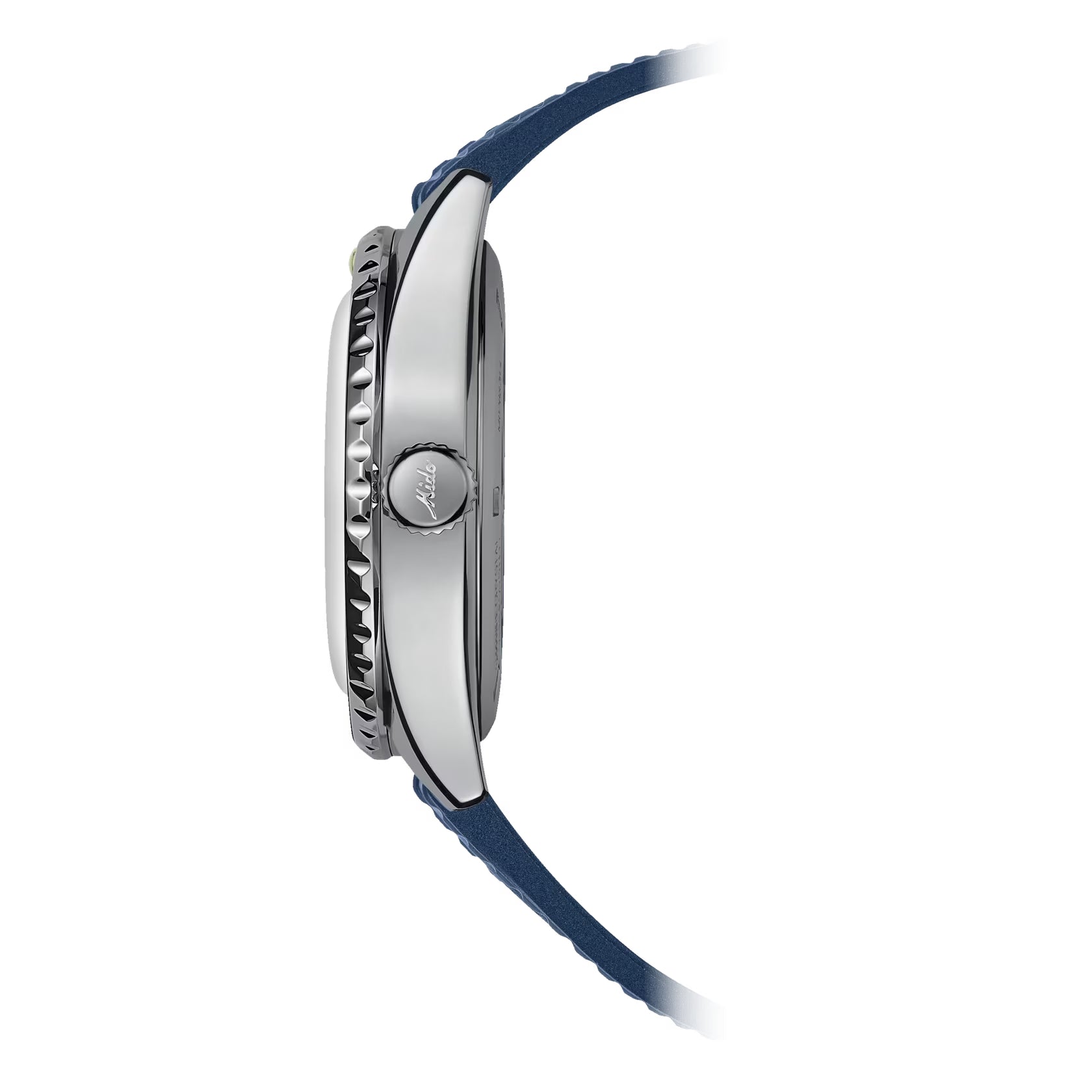 Orologio Uomo Mido Automatico GMT Ocean Star Decompression Data Blu M0268291704100