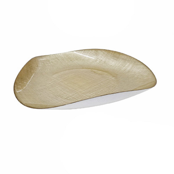Centrotavola Vetro Onlylux Nicchio Oro 40 cm OL02313