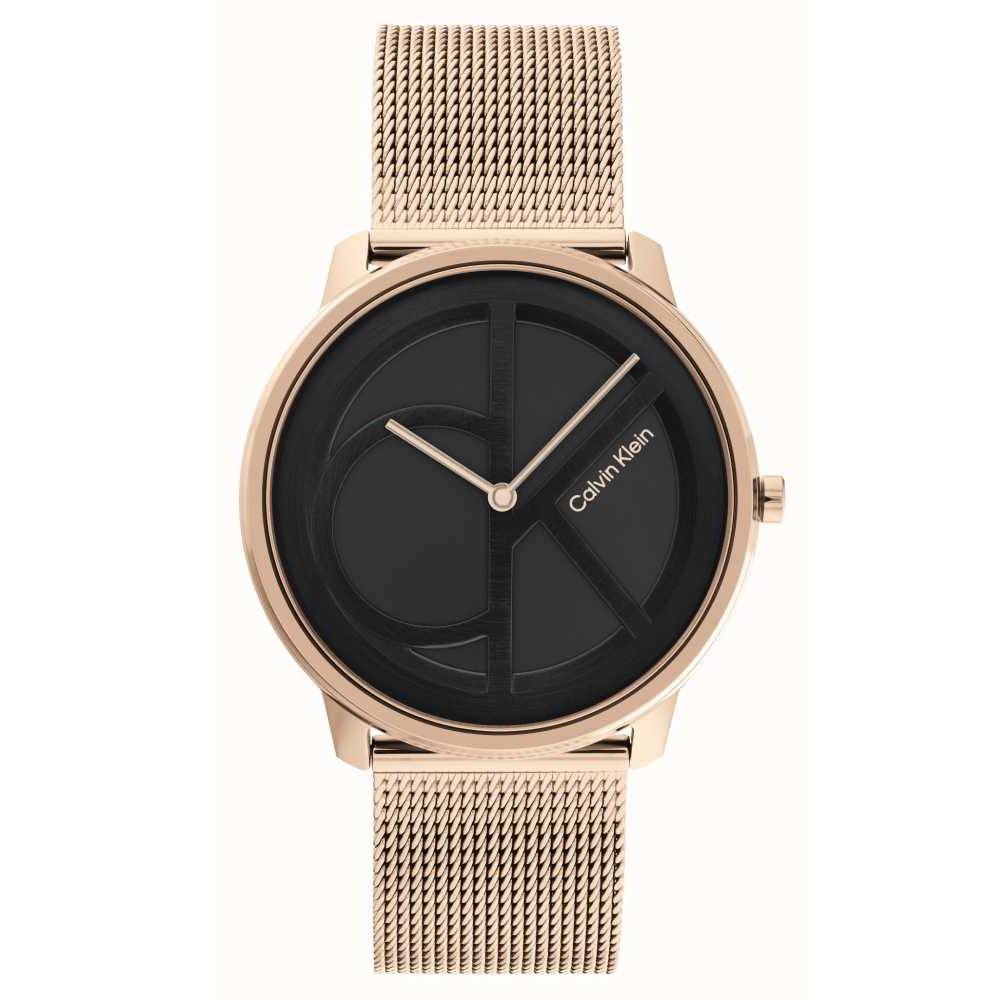 Orologio Uomo Calvin Klein Quarzo Maglia Milano Acciaio Rosè CK25200029
