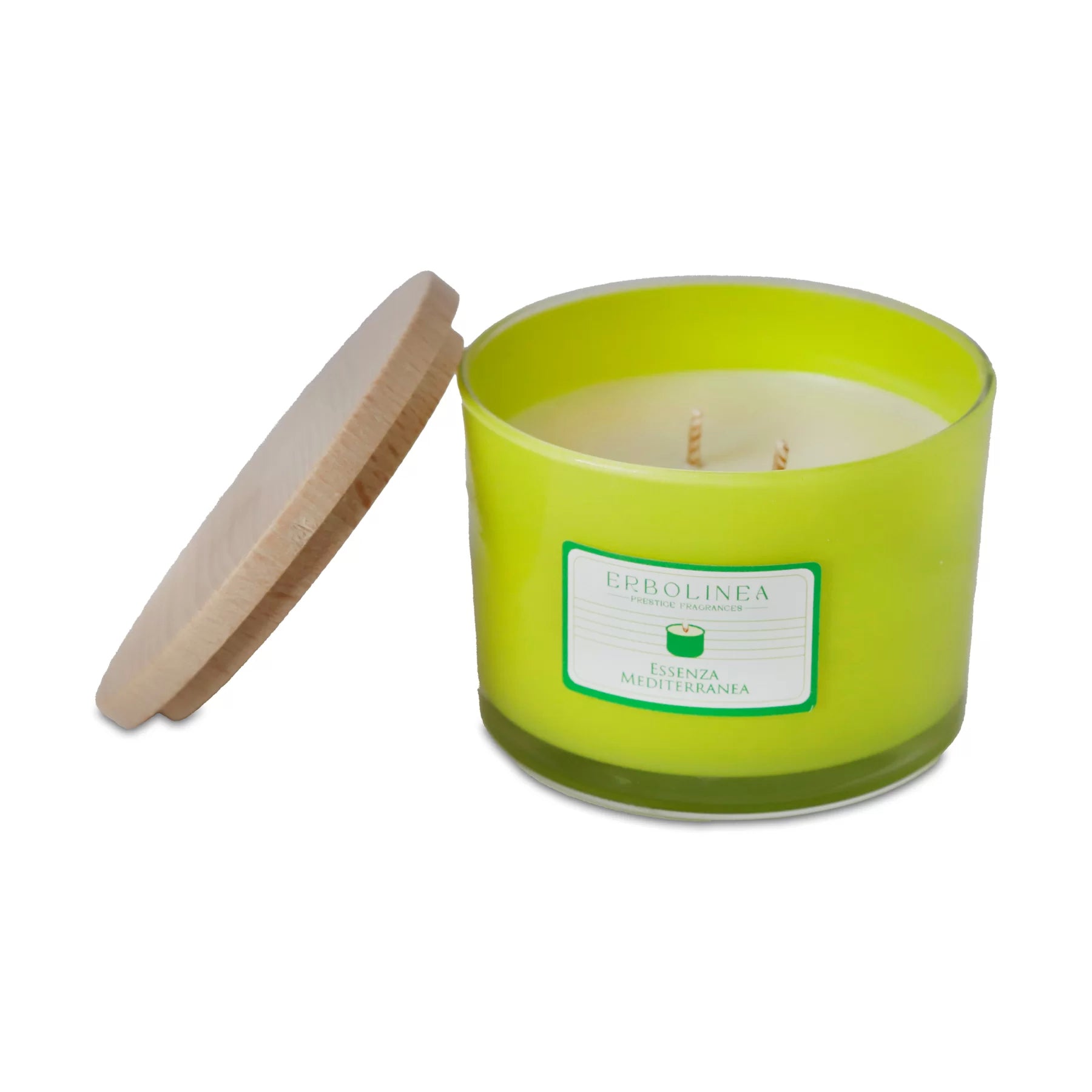 Candela Profumata D'Ambiente Erbolinea Fragranza  Essena mediterranea