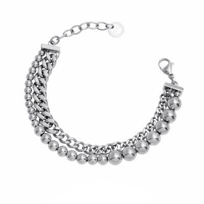 Bracciale Donna Liu Jo Acciaio Doppio Filo LJ3048