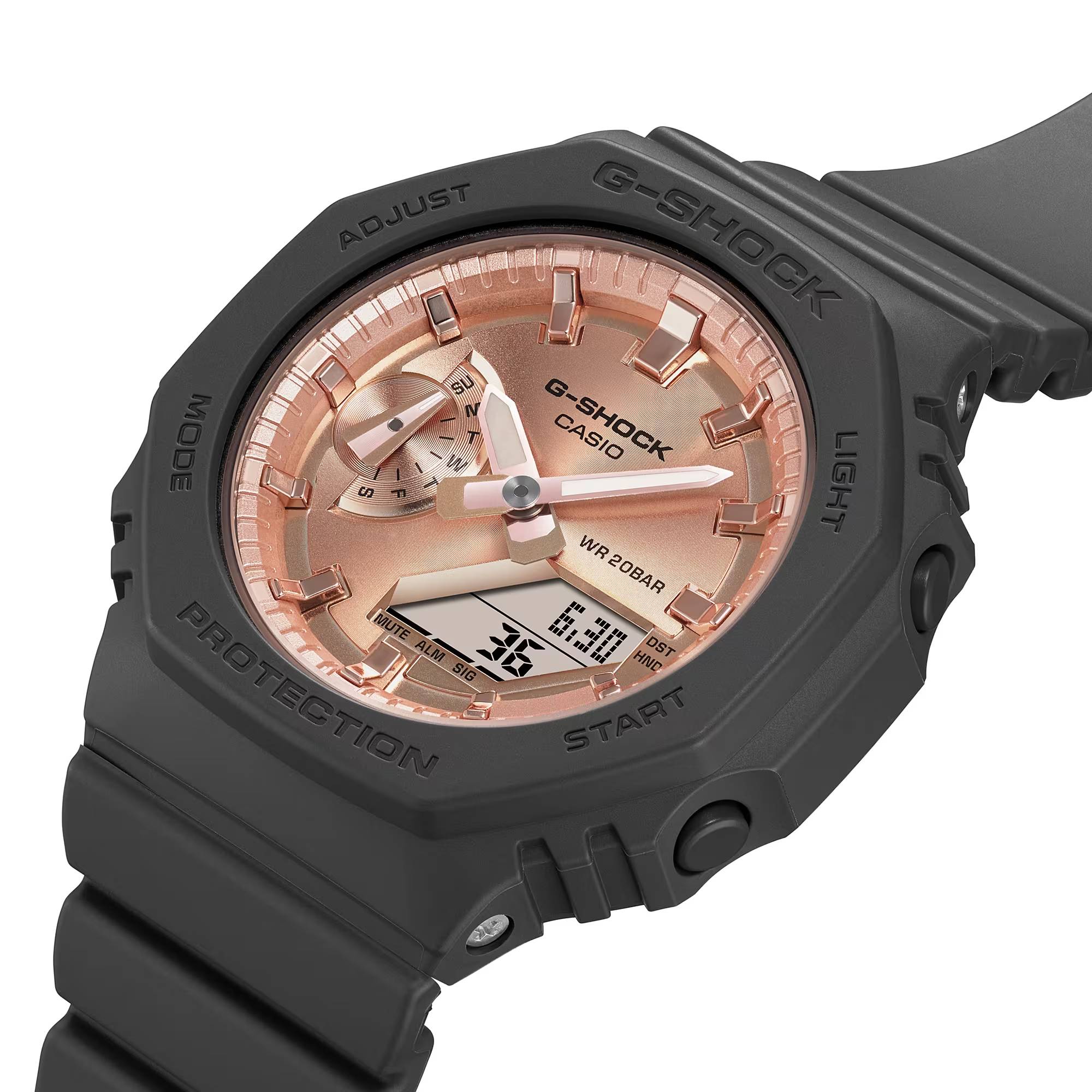 Orologio Donna Ragazza Casio G-SHOCK Quarzo Rosè Grigio GMA-S2100MD-1AER