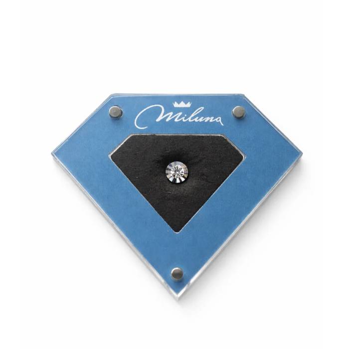 Blister Miluna Diamante 0,04 KT FVS Targhetta Personalizzabile M1DIB004F4