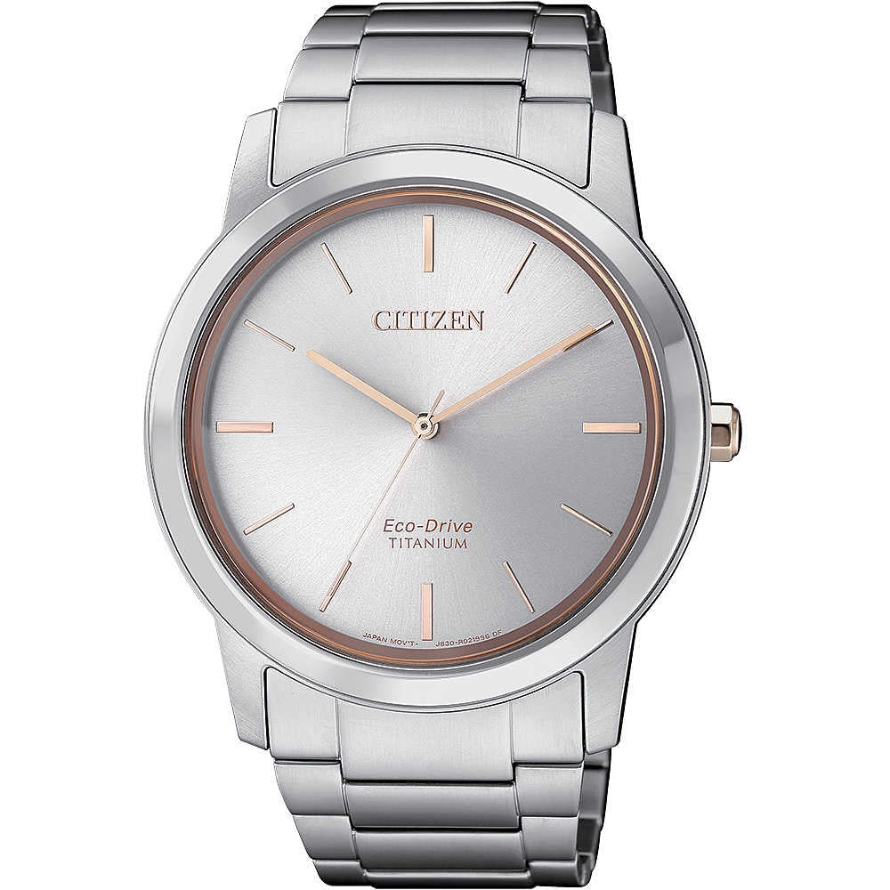 Orologio Uomo Titanio Citizen Eco Drive Solo Tempo Quarzo AW2024-81A