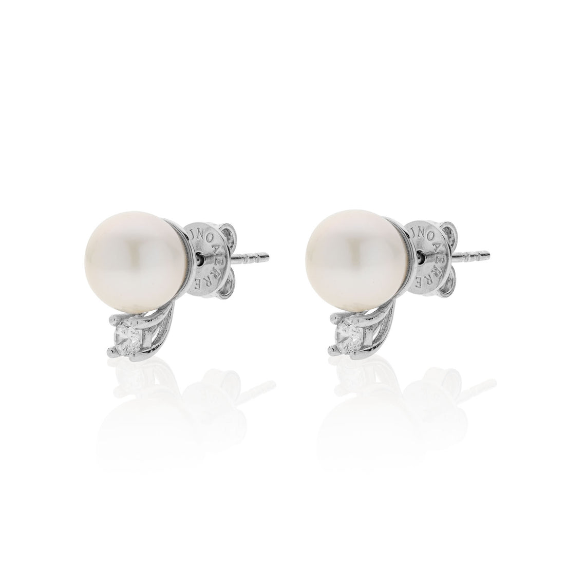 Orecchini Donna Unoaerre Argento 925 Bianco perla e zircone 557205