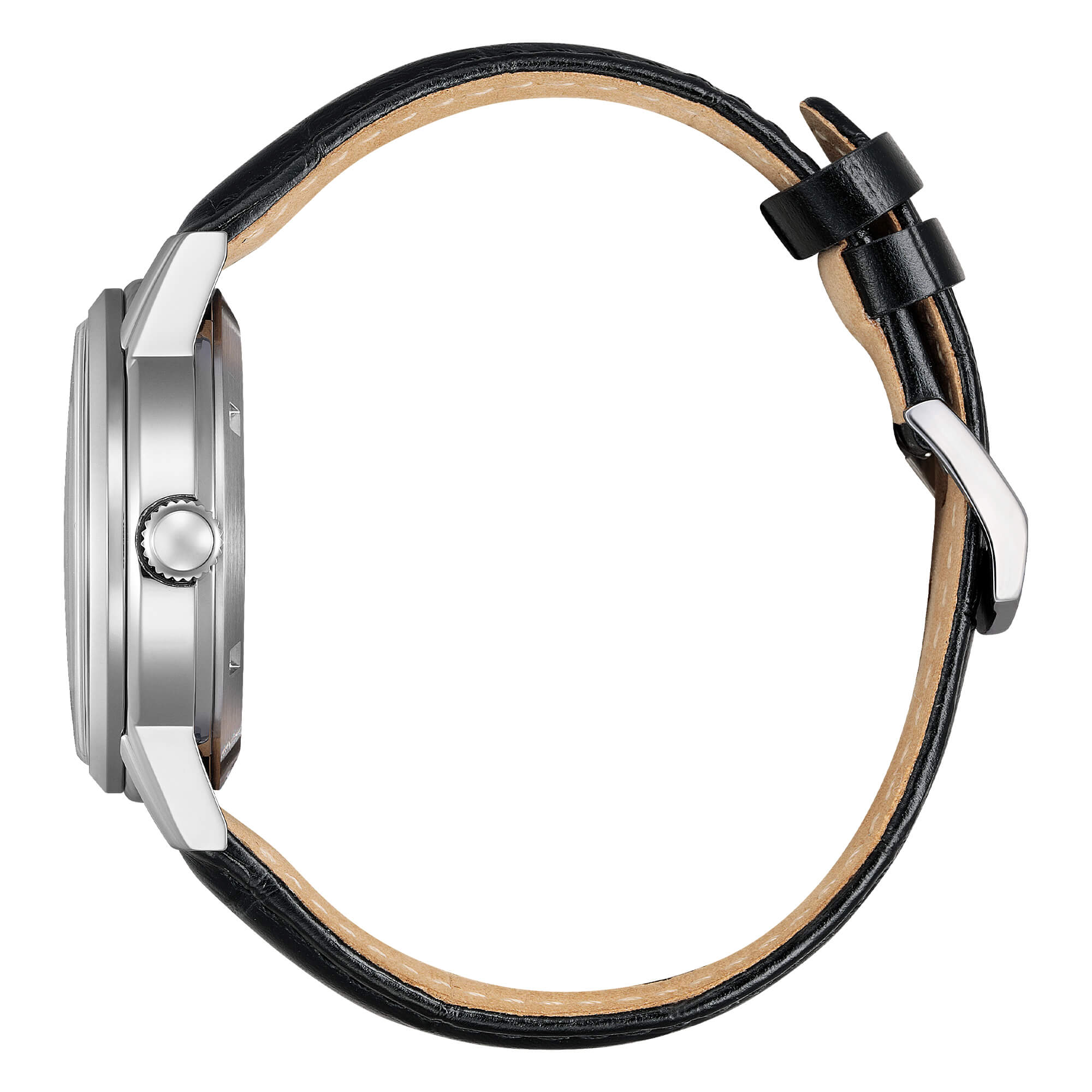 Orologio Uomo Citizen Automatico Nero Numeri Acciaio Data NJ0210-05E