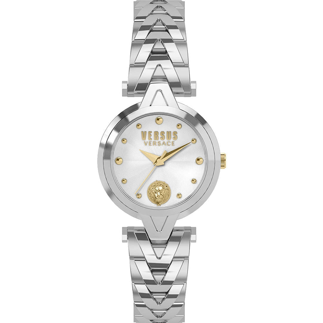 Orologio Donna Versus By Versace Quarzo Solo Tempo Acciaio Leone Dorato VSPVN0620