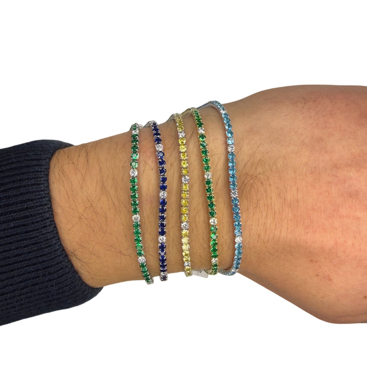 Bracciale Unisex Re Mida Tennis Argento 925 Modello 5+1