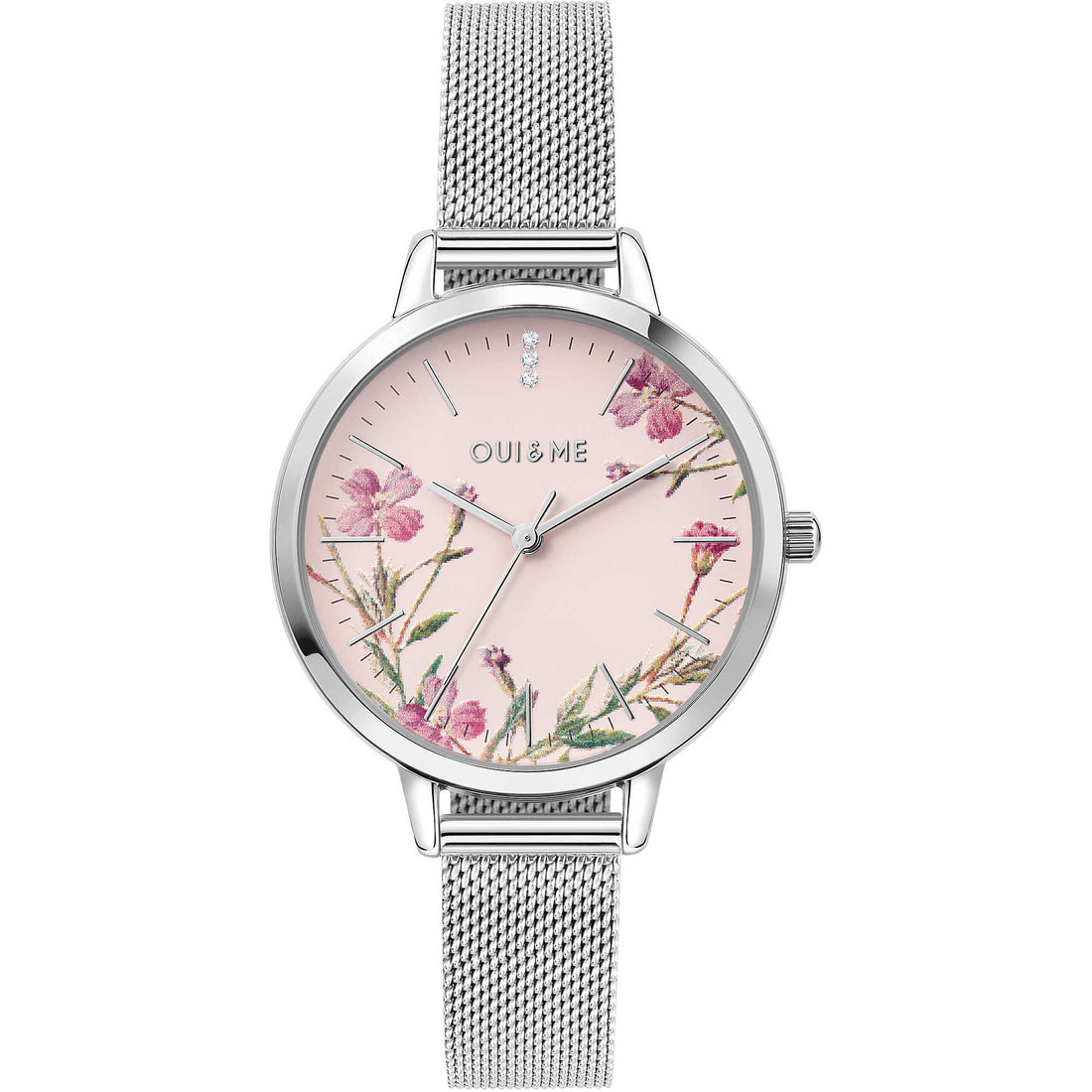 Orologio Donna Oui & Me Acciaio Solo Tempo Quadrante Rosa Quarzo