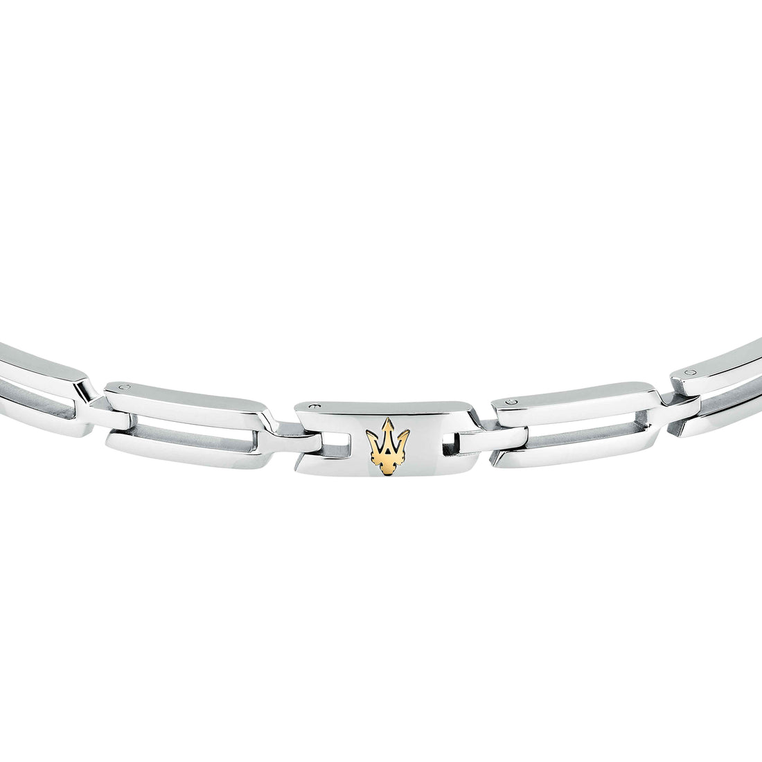 Bracciale Uomo Maserati Acciaio Lucido Logo Rosè Tridente JM424AVD74