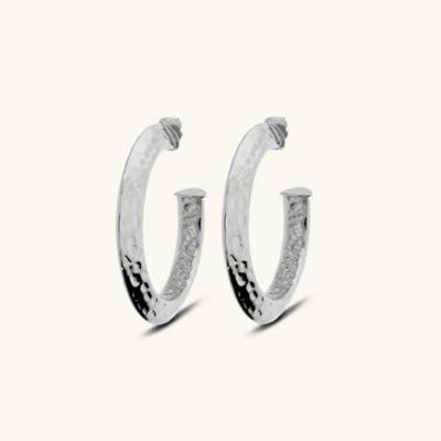 Orecchini Donna Etrusca Cerchio Martellati WSET00909.RH