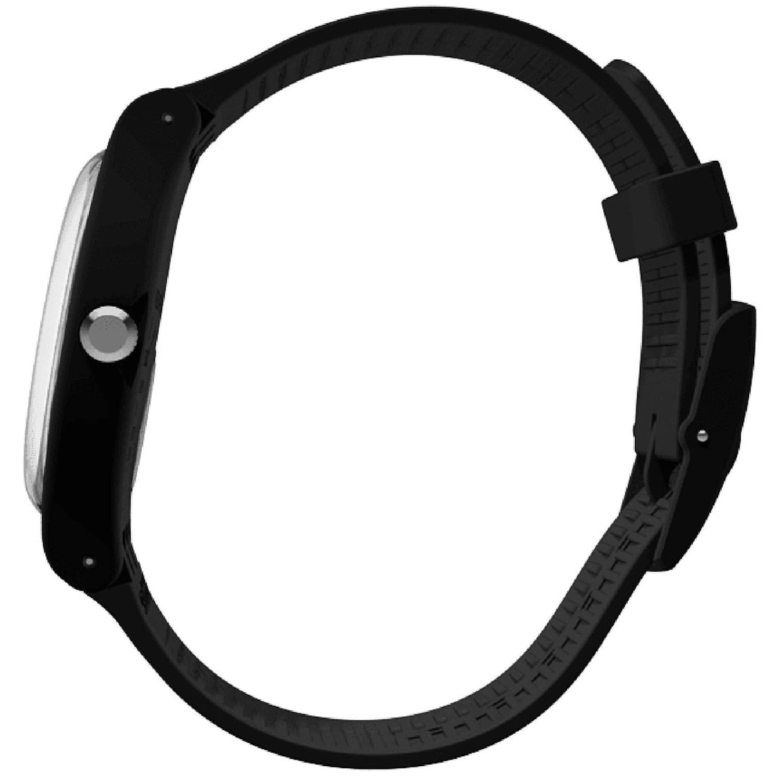 Orologio Uomo Gomma Resina Swatch Quarzo Solo Tempo Nero Twice Again SUOB705