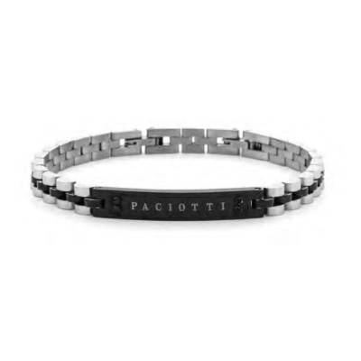 Bracciale Uomo 4US Cesare Paciotti Acciaio Targhetta 4UBR7979
