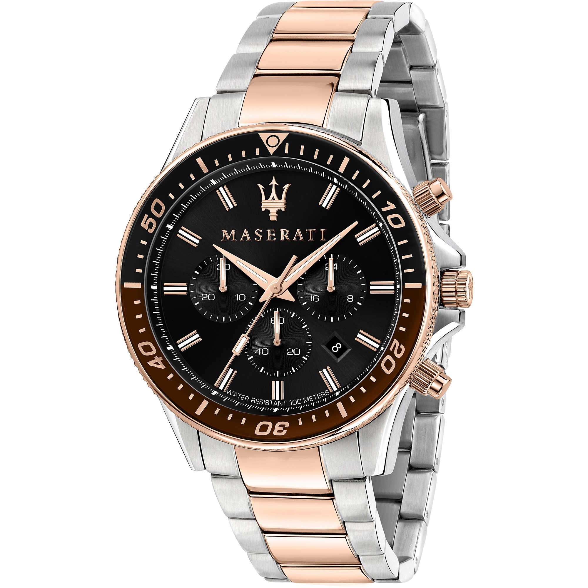 Orologio Uomo Acciaio Maserati sfida Data R8873640009