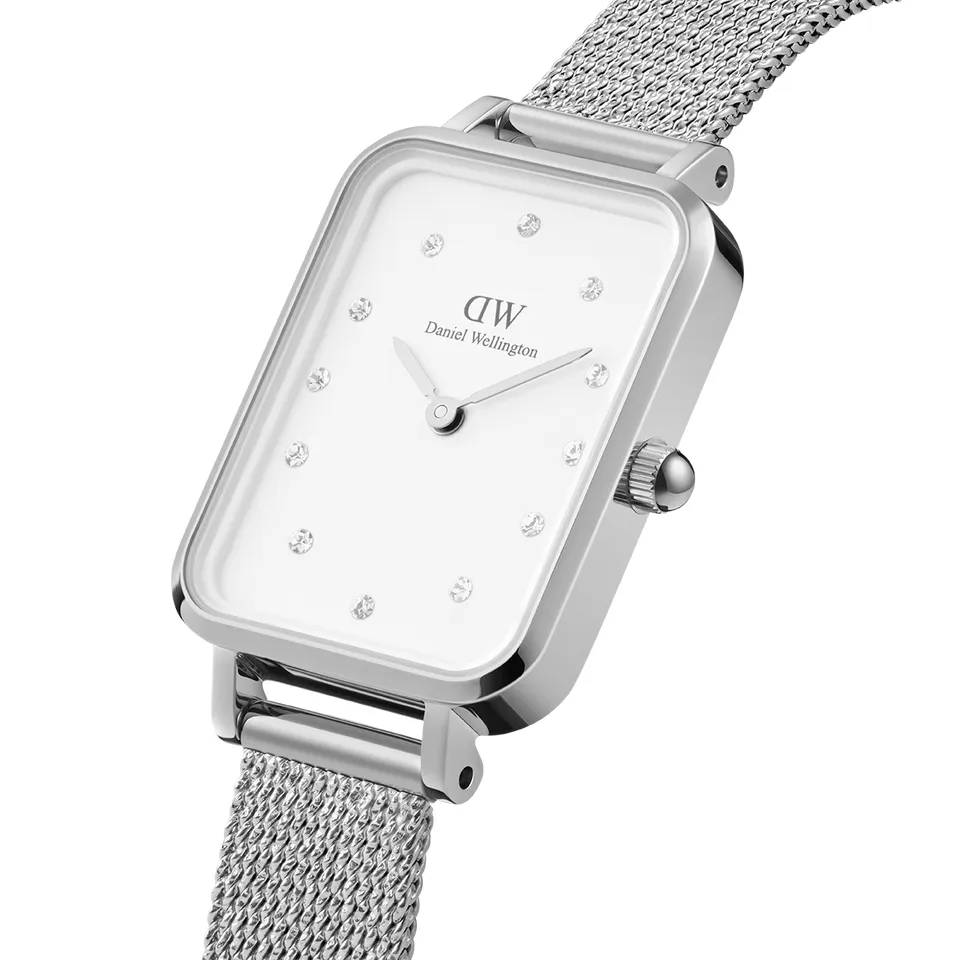 Orologio Donna Daniel Wellington Quarzo Acciaio Bianco Zirconi DW00100597